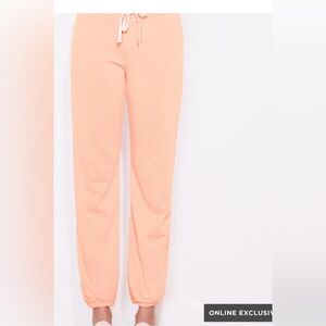 Sundry Basic Sweatpant in pigment pop orange. Size 2 (medium).